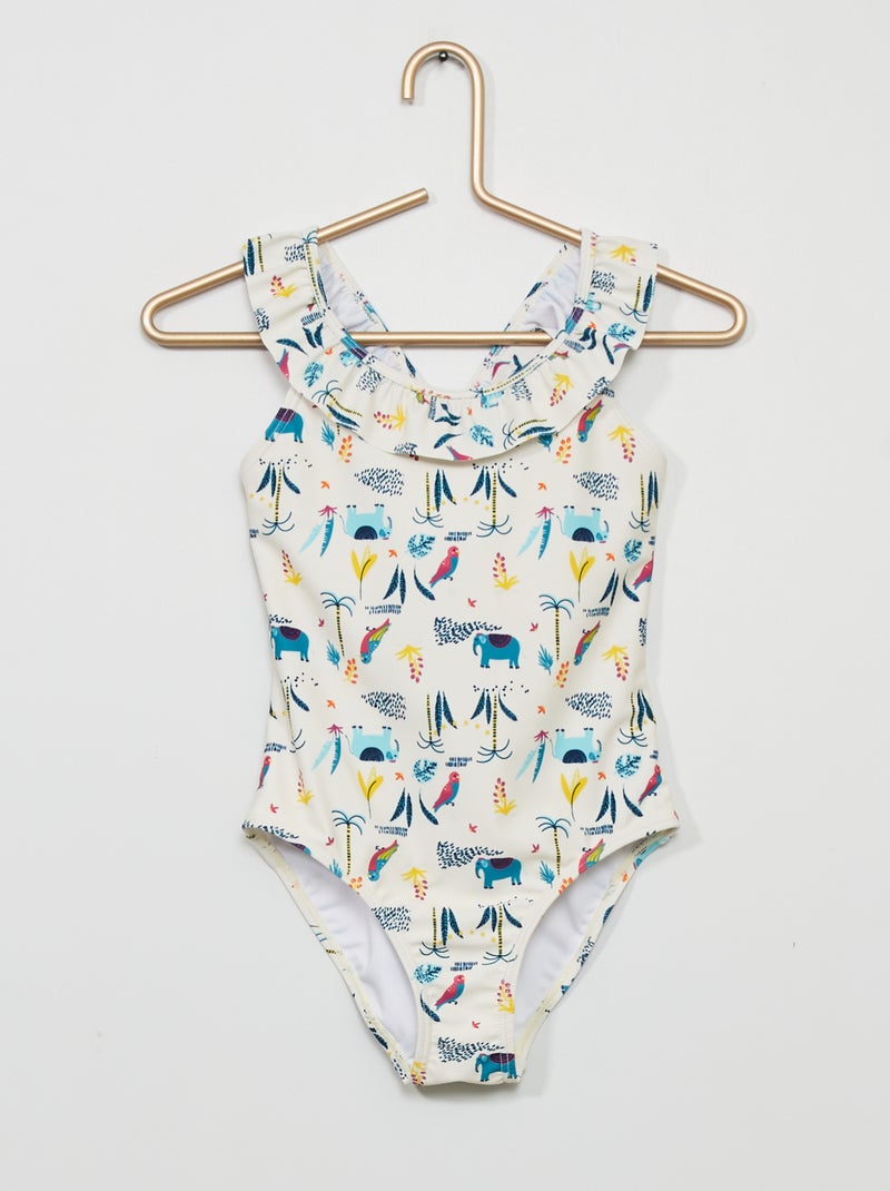 Costume intero stampato BIANCO - Kiabi
