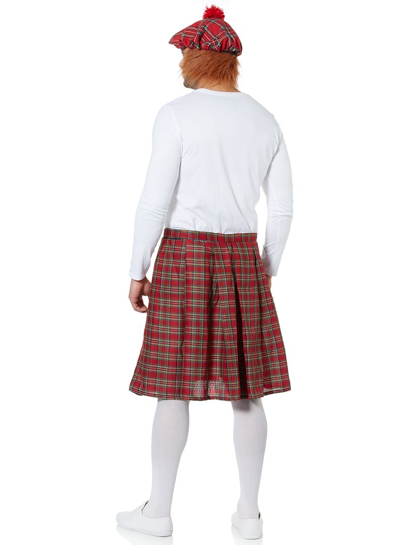 Costume Kilt rosso - Kiabi