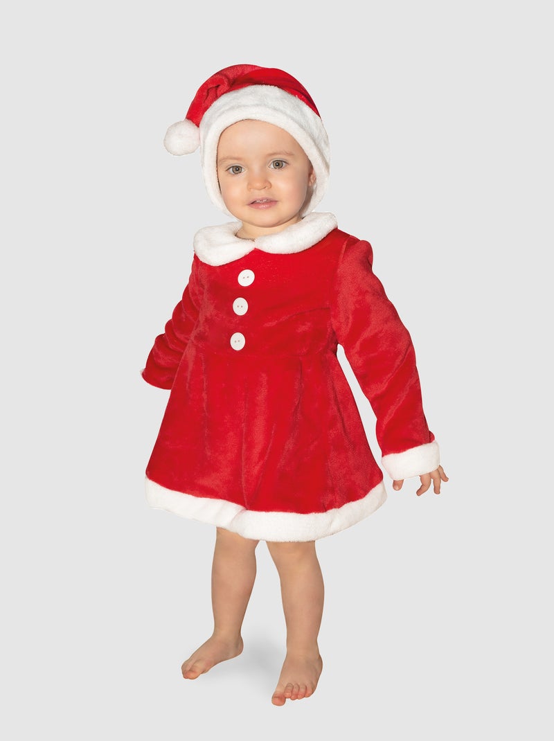 Costume Mamma Natale con berretto ROSSO - Kiabi