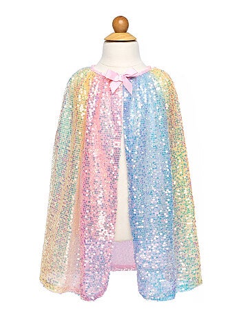 Costume mantello con paillettes pastello per bambini | great pretenders | great pretenders