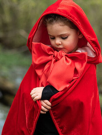 Costume mantello di cappuccetto rosso per bambini | great pretenders | great pretenders