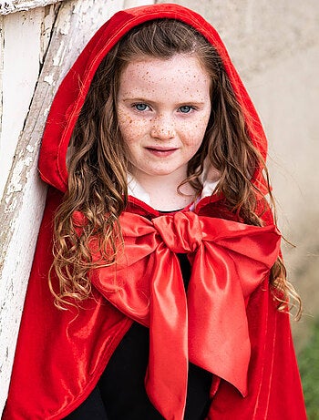 Costume mantello di cappuccetto rosso per bambini | great pretenders | great pretenders