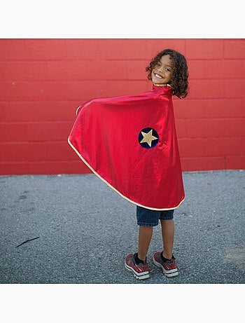 Costume mantello reversibile supereroe per bambini | great pretenders | great pretenders