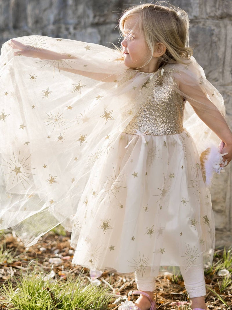 Costume mantello stellato da principessa per bambini | great pretenders | great pretenders Ecru - Kiabi