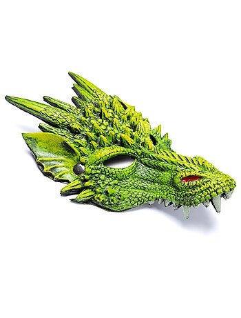 Costume maschera da drago verde | Great Pretenders