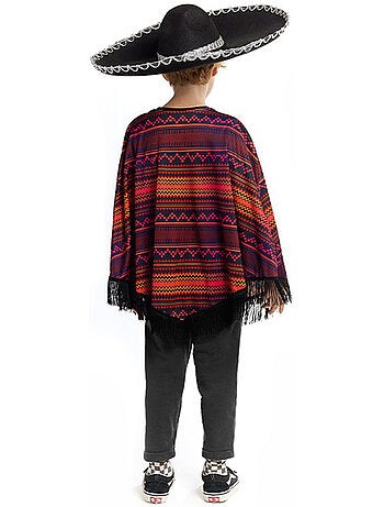 Costume messicano da Catrina o poncho