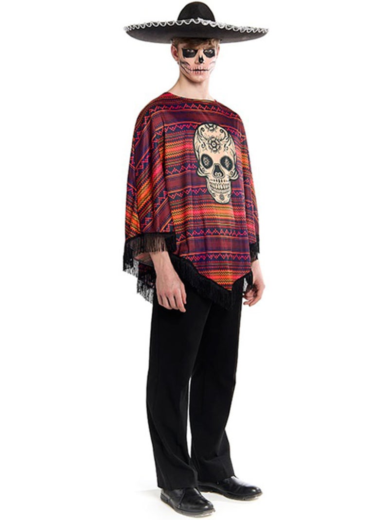 Costume messicano da Catrina o poncho Multicolore - Kiabi