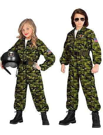 Costume mimetico da pilota di aereo da caccia