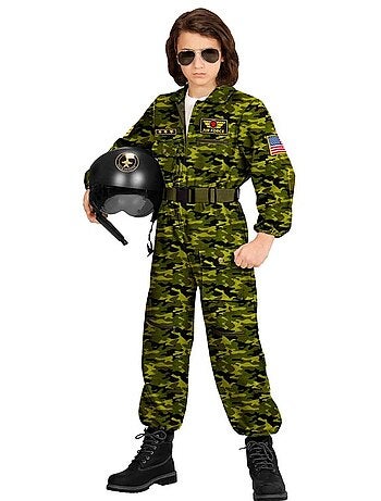 Costume mimetico da pilota di aereo da caccia