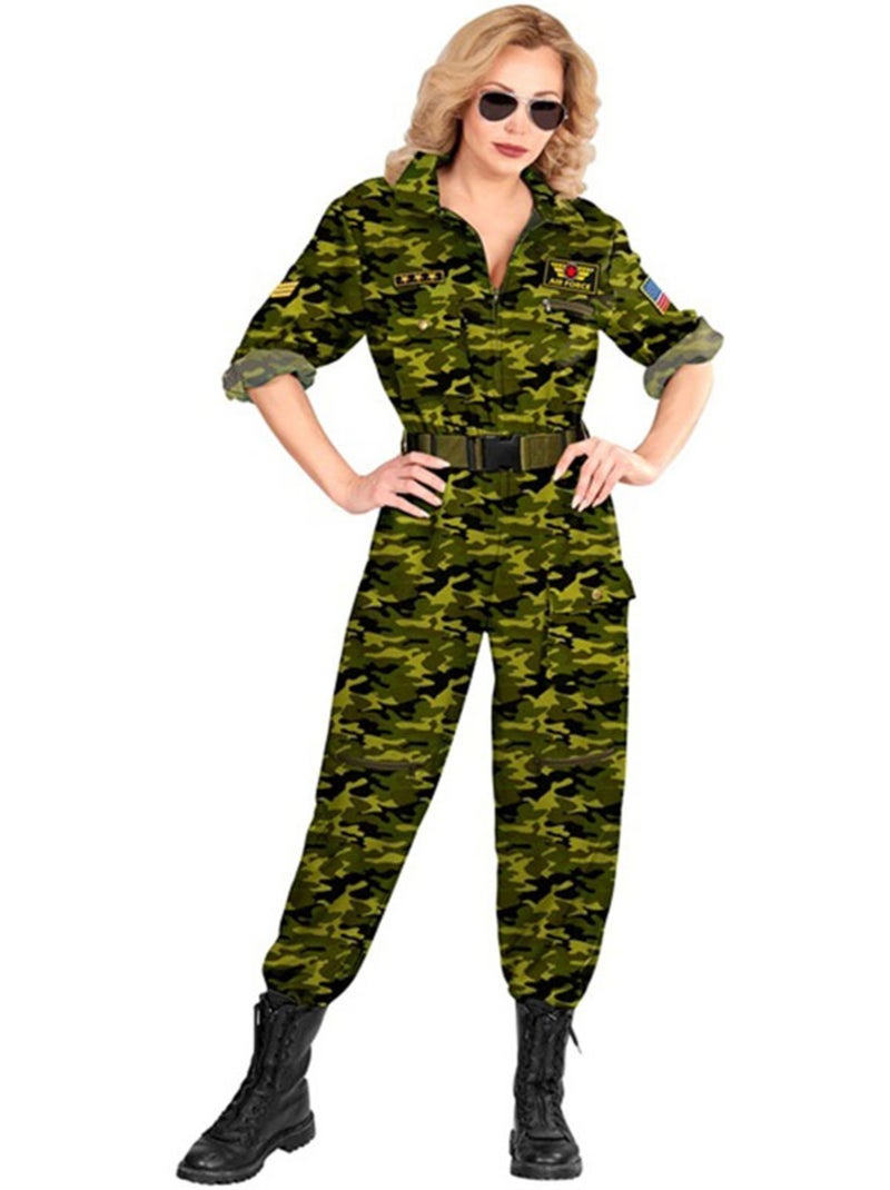 Costume mimetico da pilota militare Multicolore - Kiabi