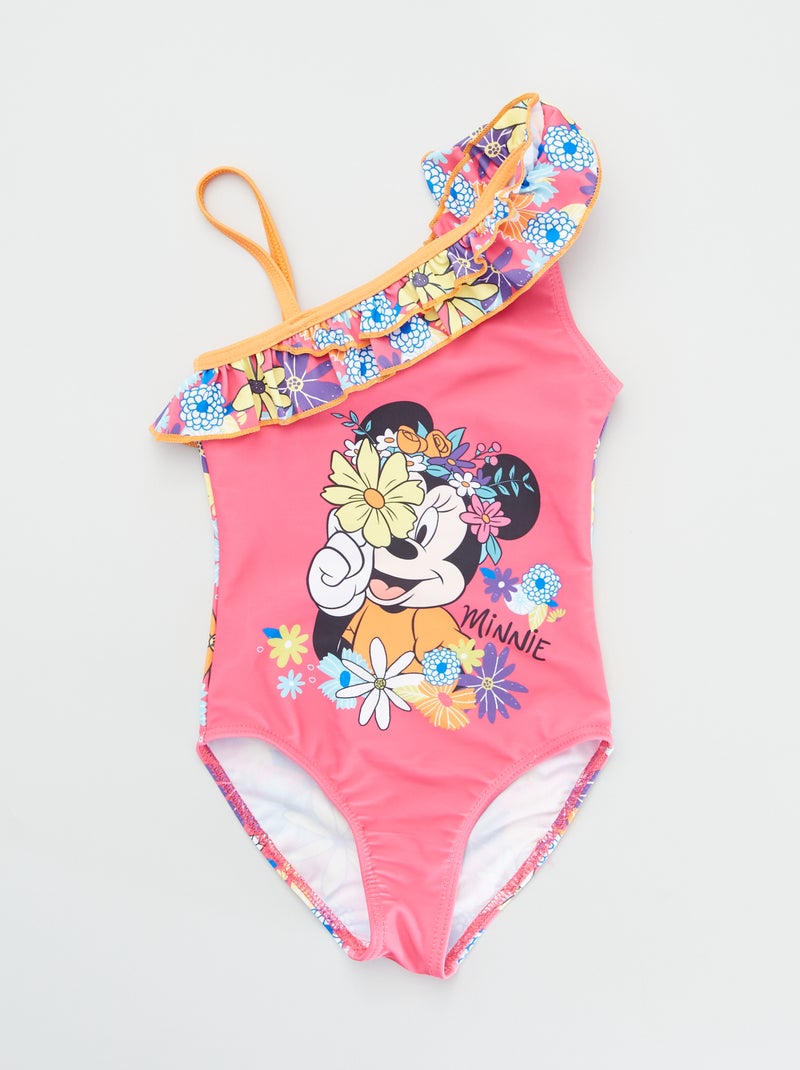 Costume monospalla 'Minnie' rosa - Kiabi