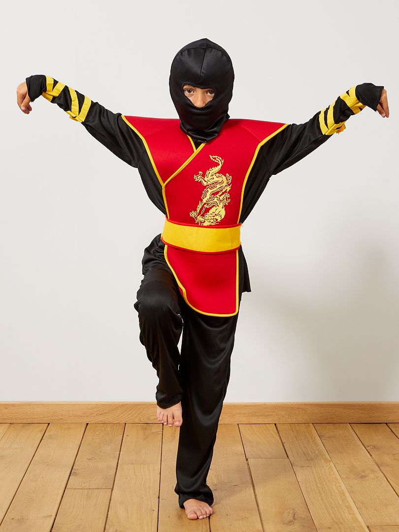 Costume ninja - nero/rosso - Kiabi - 20.00€