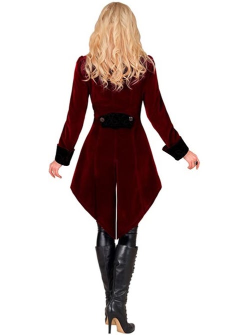 Costume o cappotto gotico in velluto bordeaux - Kiabi