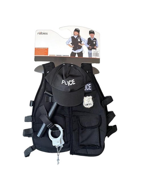 Costume o equipaggiamento da poliziotto: giubbotto, berretto, manganello, manette. - Kiabi