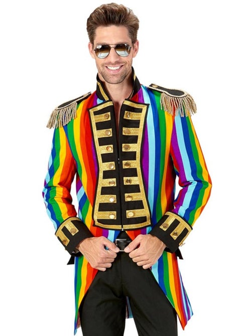 Costume o frac a righe arcobaleno - Kiabi