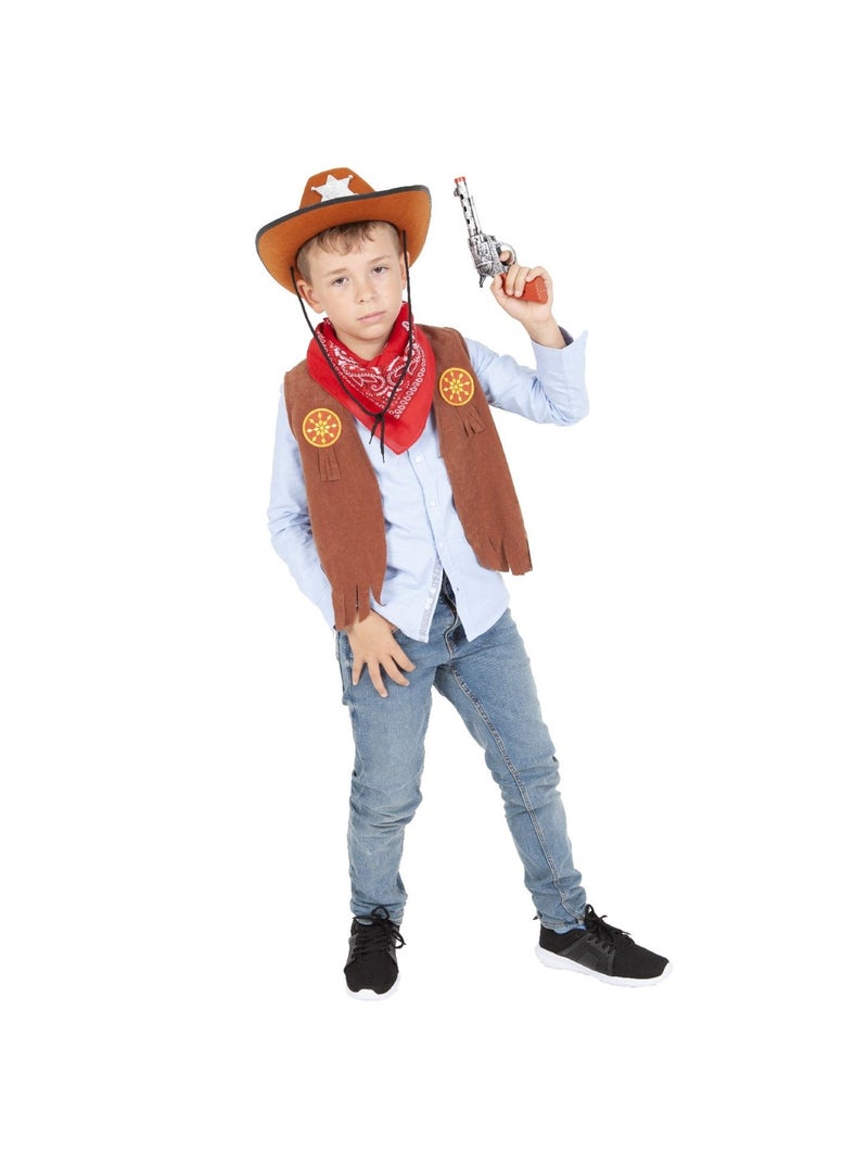 Costume o kit da cowboy Marrone - Kiabi