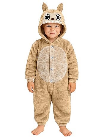 Costume o pigiama da mostro Lulu in beige