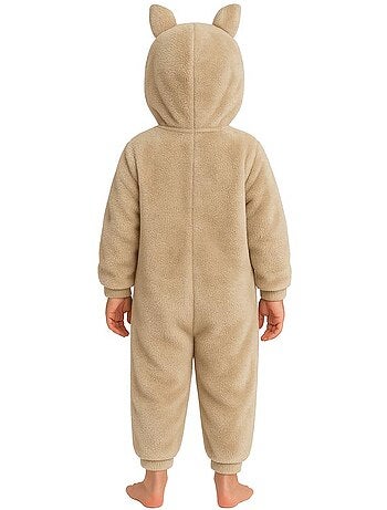 Costume o pigiama da mostro Lulu in beige