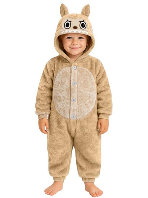 Costume o pigiama da mostro Lulu in beige - Kiabi