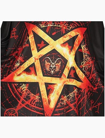 Costume o poncho a forma di stella del diavolo