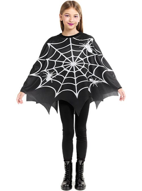 Costume o poncho da ragnatela inquietante - Kiabi