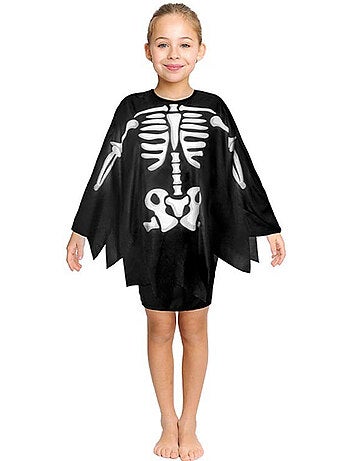 Costume o poncho da scheletro da 65 cm