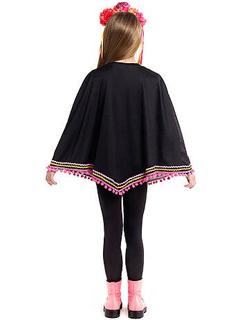 Costume o poncho da scheletro di Catrina