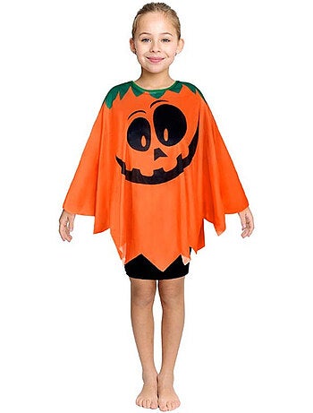 Costume o poncho da zucca felice (65 cm)