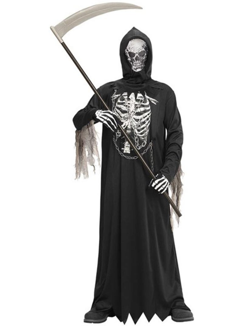 Costume o tunica da morto con cappuccio e maschera Multicolore - Kiabi