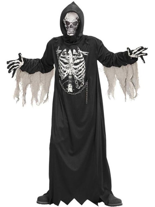 Costume o tunica da morto con cappuccio e maschera - Kiabi
