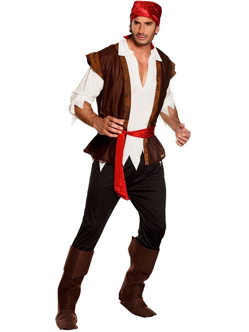 Costume pirata marrone - Kiabi