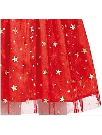 Costume scintillante di Mamma Natale con cintura