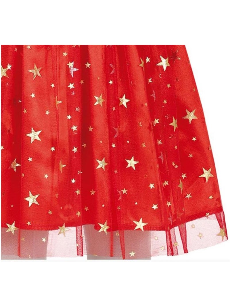 Costume scintillante di Mamma Natale con cintura Multicolore - Kiabi