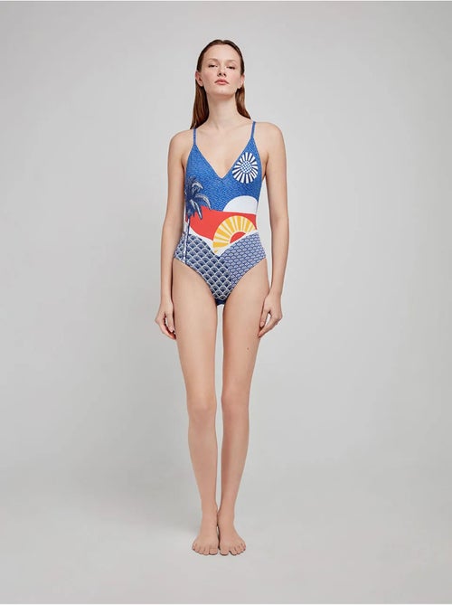 Costume scollo halter con fantasia - Kiabi Costume scollo halter con fantasia - Kiabi