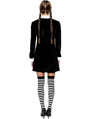 Costume sinistro da ragazza di velluto