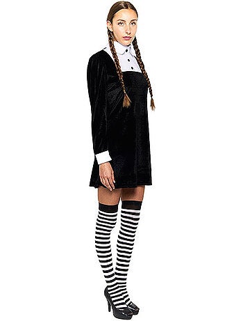 Costume sinistro da ragazza di velluto