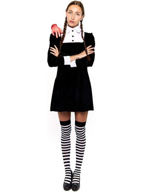 Costume sinistro da ragazza di velluto - Kiabi