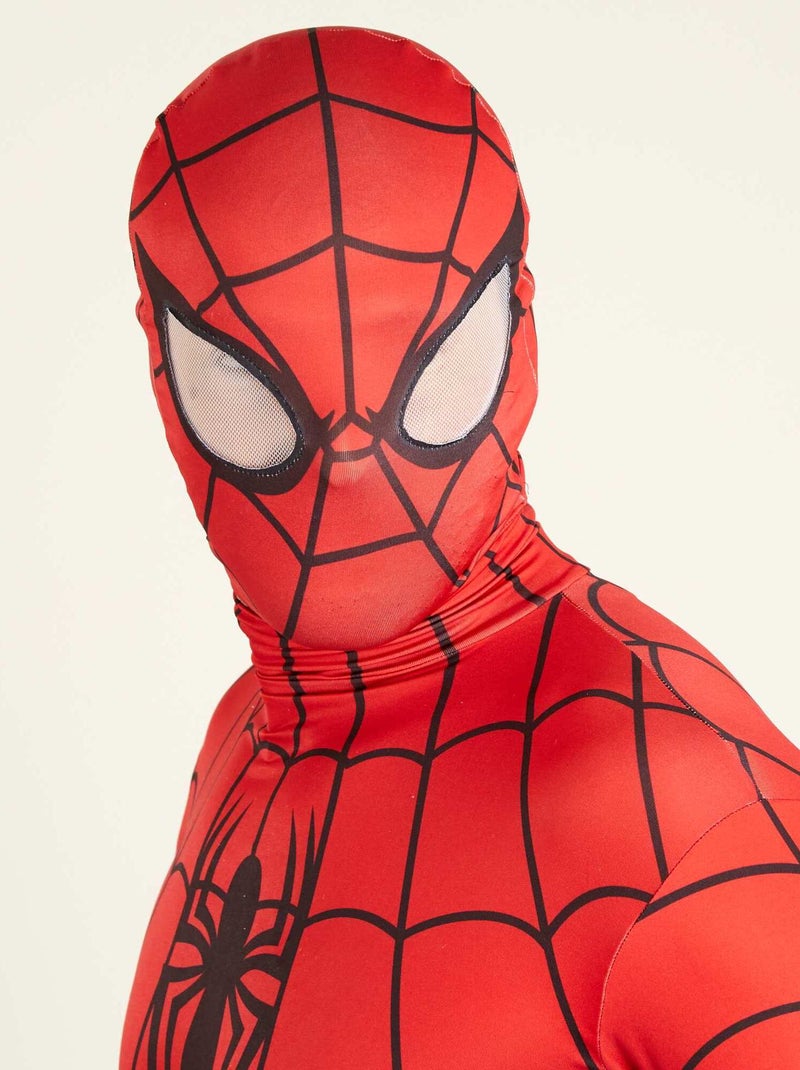 Costume 'Spiderman' seconda pelle con cappuccio blu/rosso - Kiabi
