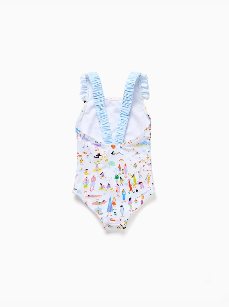 Costume stampato Carolina Celas x Zippy Bianco - Kiabi