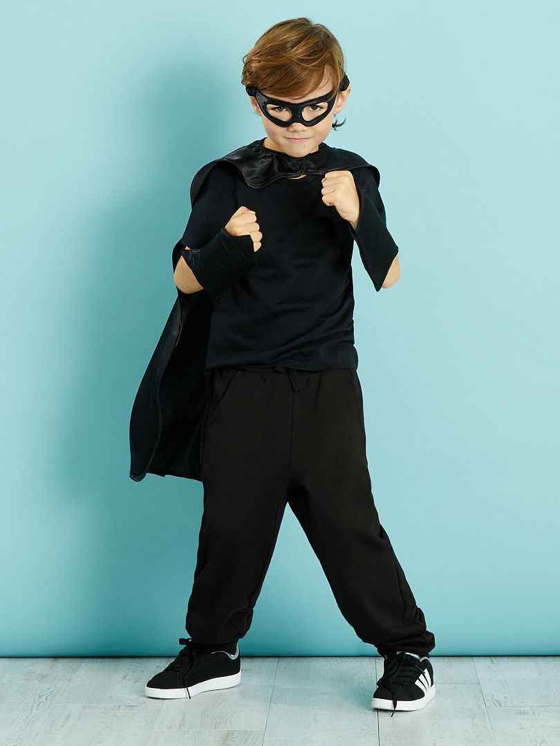 Costume supereroe nero - Kiabi