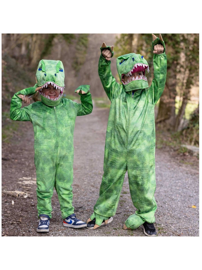 Costume tuta dinosauro t-rex per bambini | great pretenders | great pretenders Verde - Kiabi