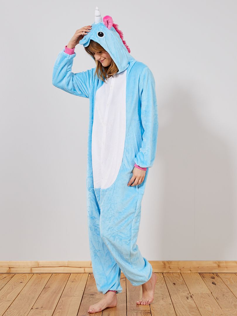 Costume tuta 'unicorno' blu - Kiabi