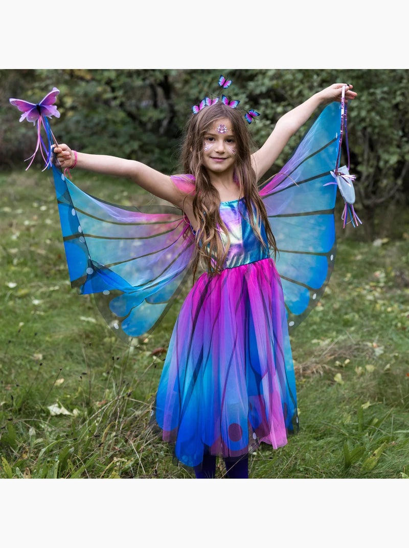 Costume vestito fata farfalla per bambini con ali e cerchietto | great pretenders | great pretenders Blu - Kiabi