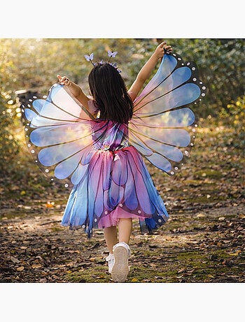 Costume vestito fata farfalla per bambini con ali e cerchietto | great pretenders | great pretenders