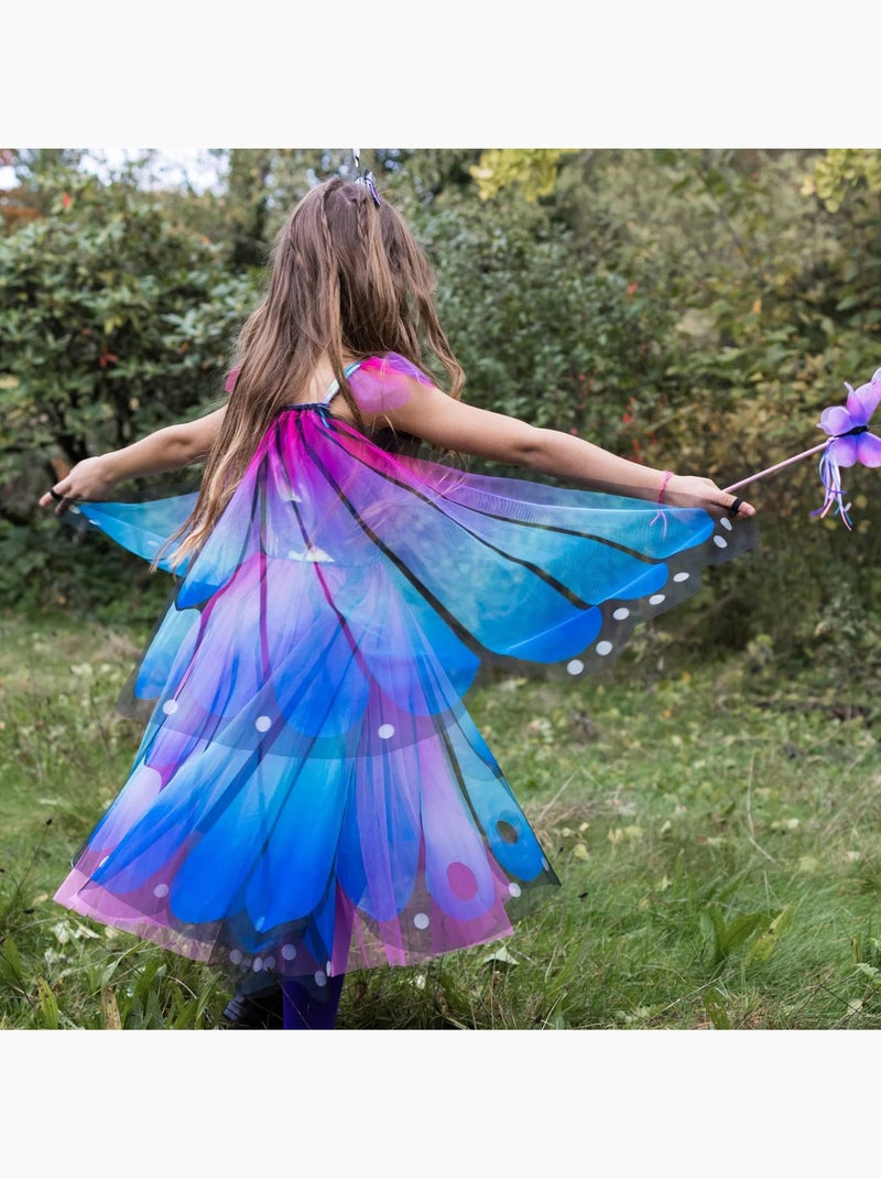 Costume vestito fata farfalla per bambini con ali e cerchietto | great pretenders | great pretenders Blu - Kiabi
