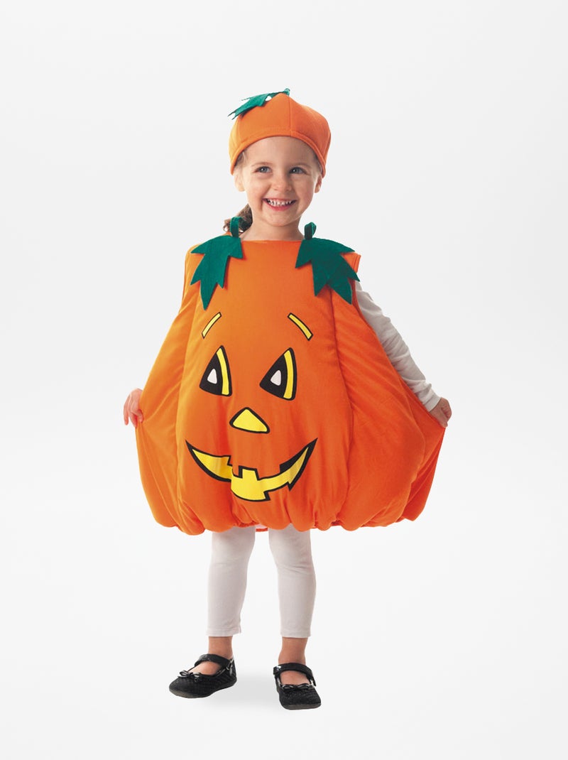 Costume 'zucca' con cappello ARANCIONE Kiabi