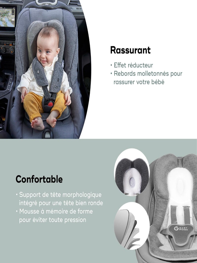 Cosymorpho Smokey - Cuscino riduttore universale per neonati «Babymoov» Grigio scuro - Kiabi
