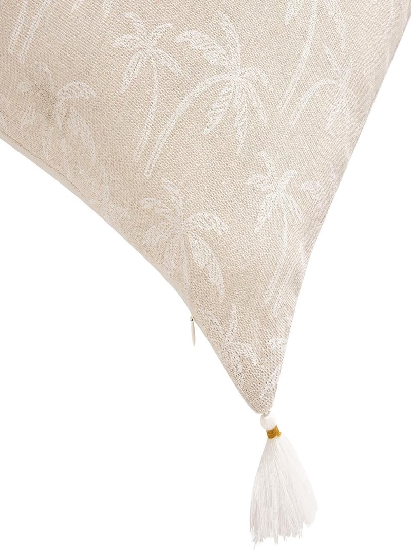 coussin déco in Cotone Douceur d'Intérieur Beige - Kiabi