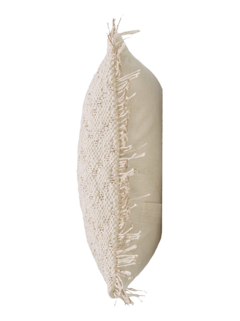 coussin déco in Poliestere IKAT Douceur d'Intérieur Beige - Kiabi