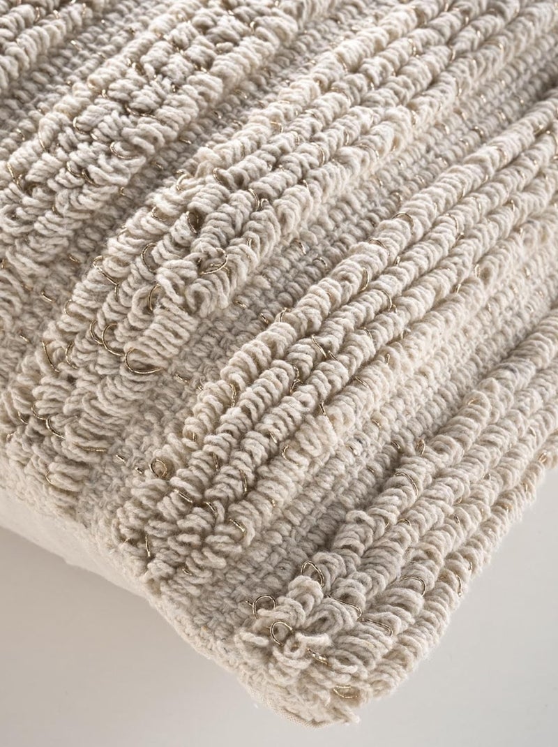 coussin déco in Poliestere KIYO Douceur d'Intérieur Beige - Kiabi